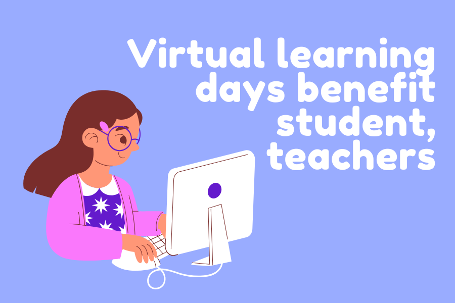 Work from home. When weather conditions are anticipated to be unsafe, allowing students to complete work at home breaks up to year's monotony while allowing for progress to continue to be made. 