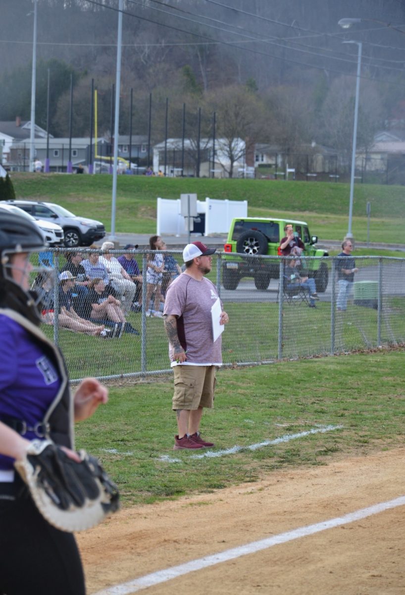 JV head coach Terry Rowles volunteers to coach the Altoona Lady Lions junior varsity team for the second year. Rowles took charge at third base coaching the girls. 