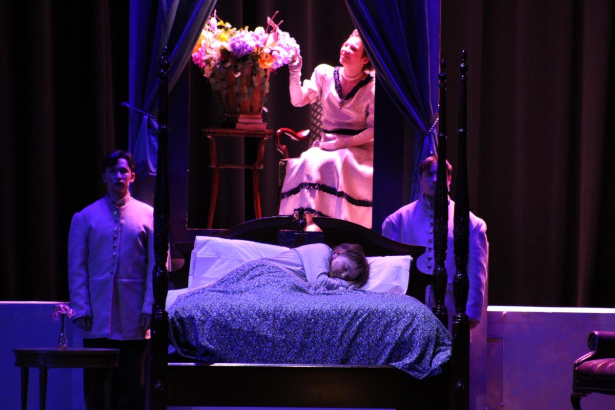 A ghost mother communicating to her son. (name of actors and characters).