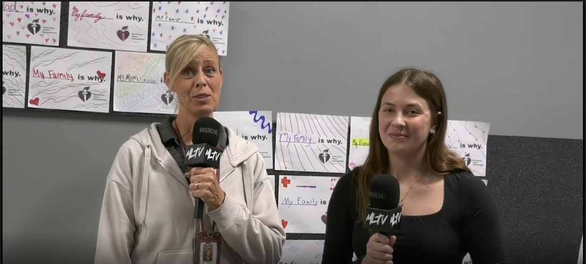 Mackenzie Lego talks with Amy Palfey about her final March Madness competition. Palfey will retire at the end of the school year.