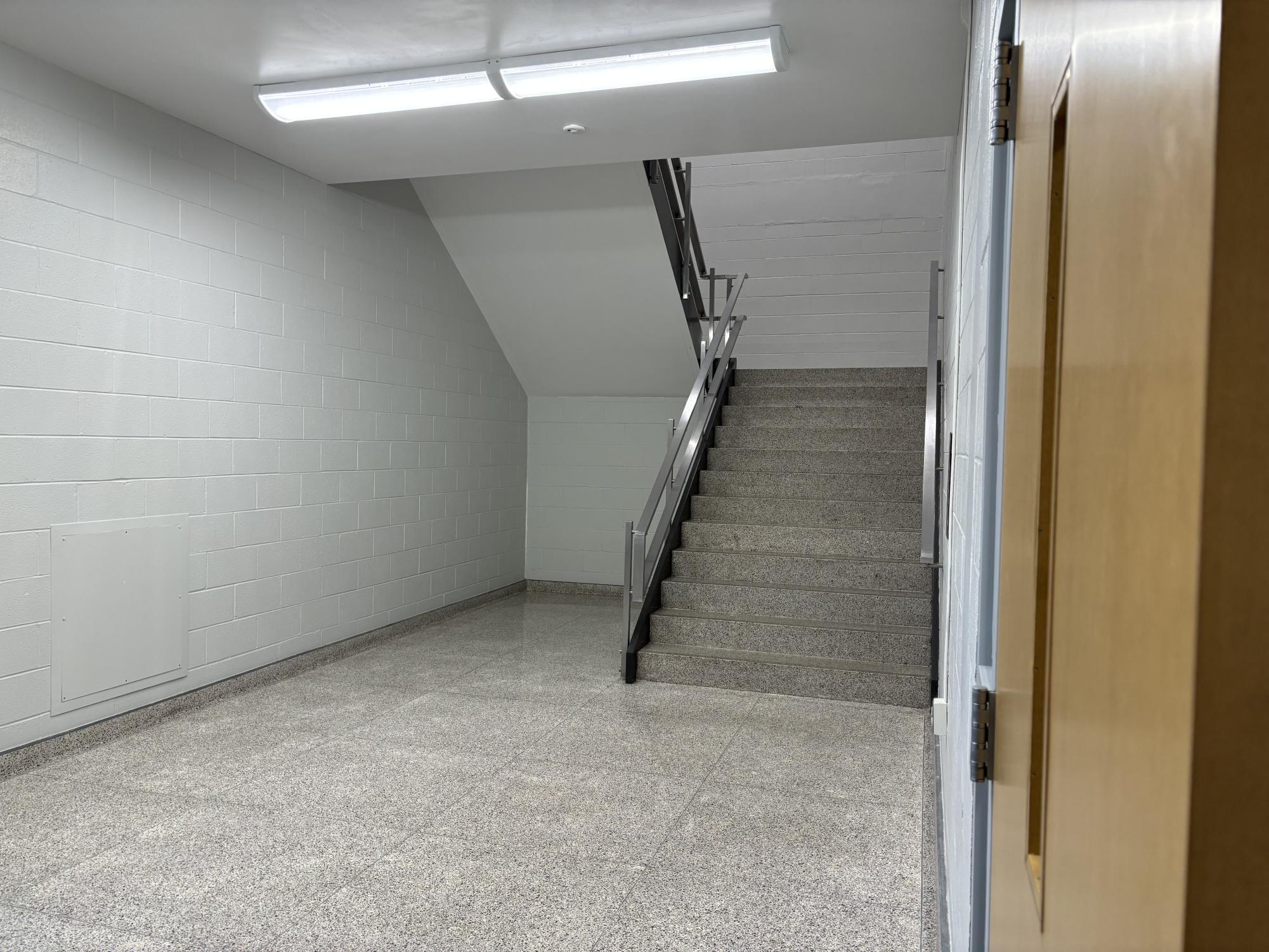 Perhaps the most niche of the stairwells, stairwell C feels like not only a pedestrian asset, but also a safe haven. 